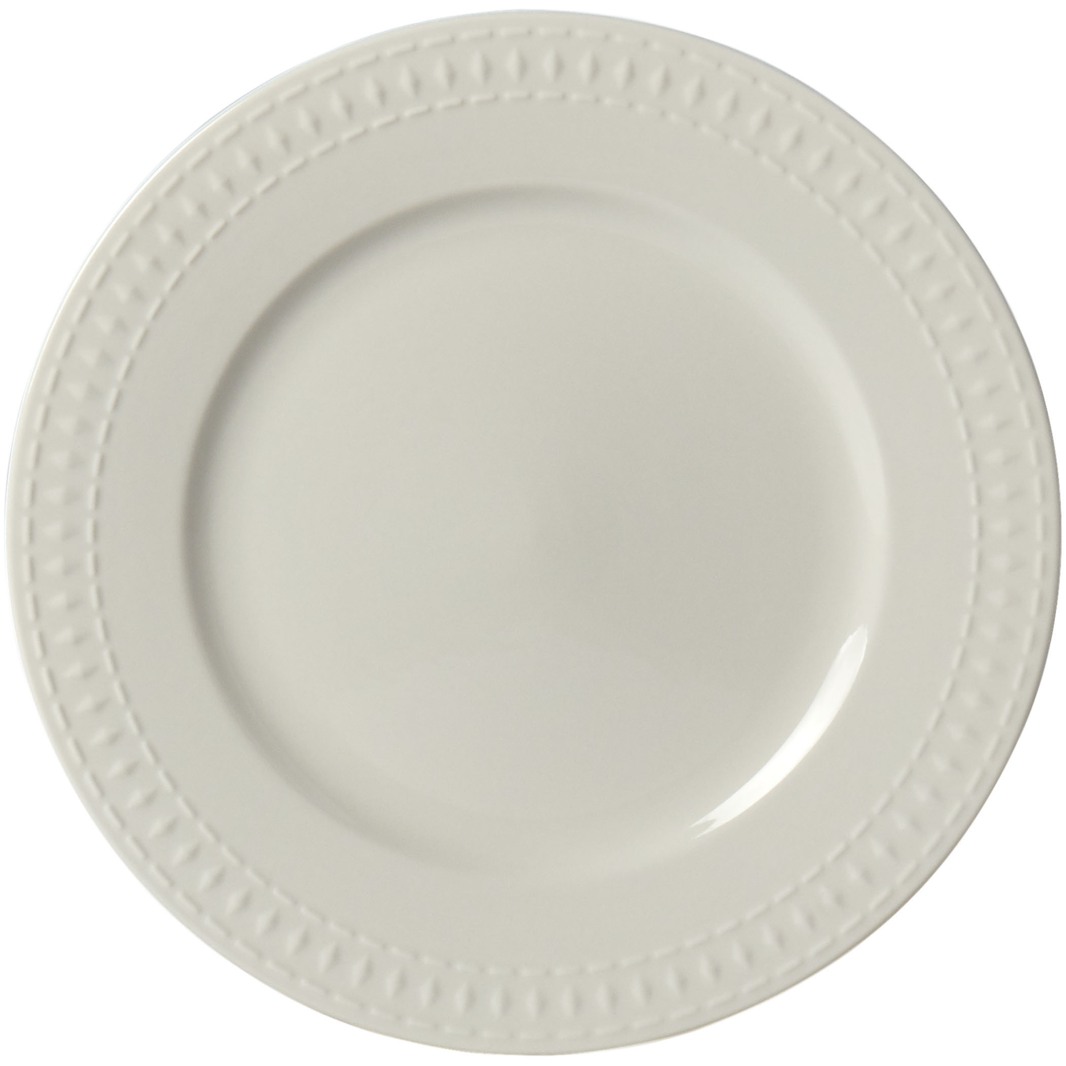 12Piece Bloom Embossed Porcelain White Dinnerware Set Tabletops Gallery